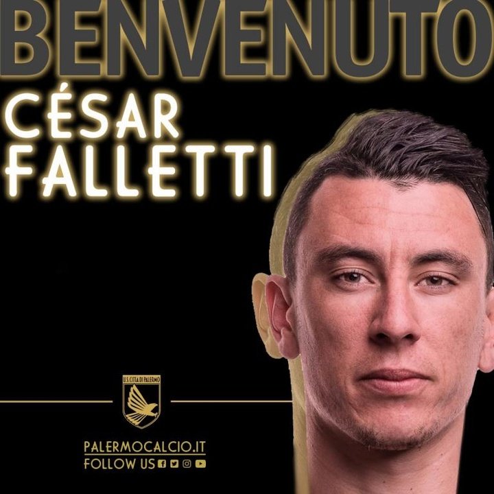 César Falletti se marcha cedido al Palermo