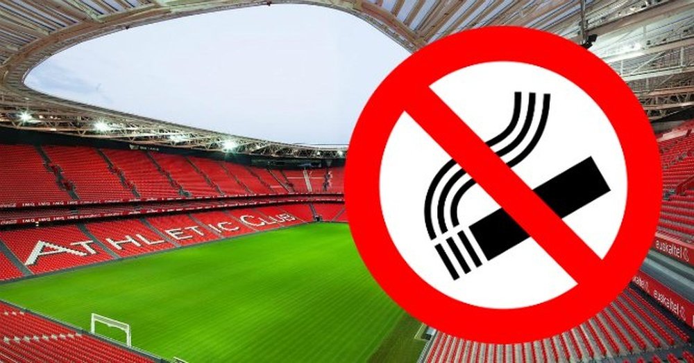 El Parlamento Vasco prohíbe fumar en los estadios de fútbol. PuntoPelota