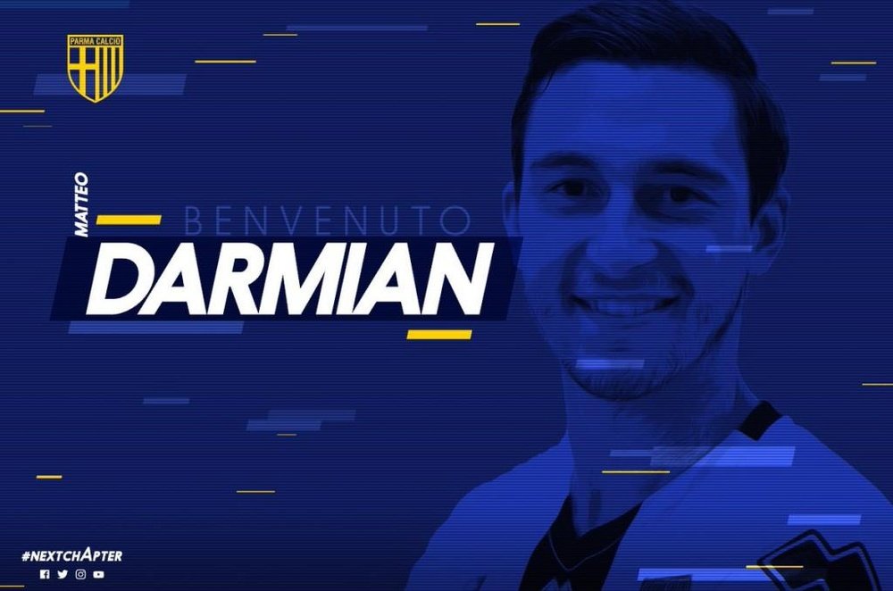 Darmian firma con el Parma hasta 2023. ParmaCalcio