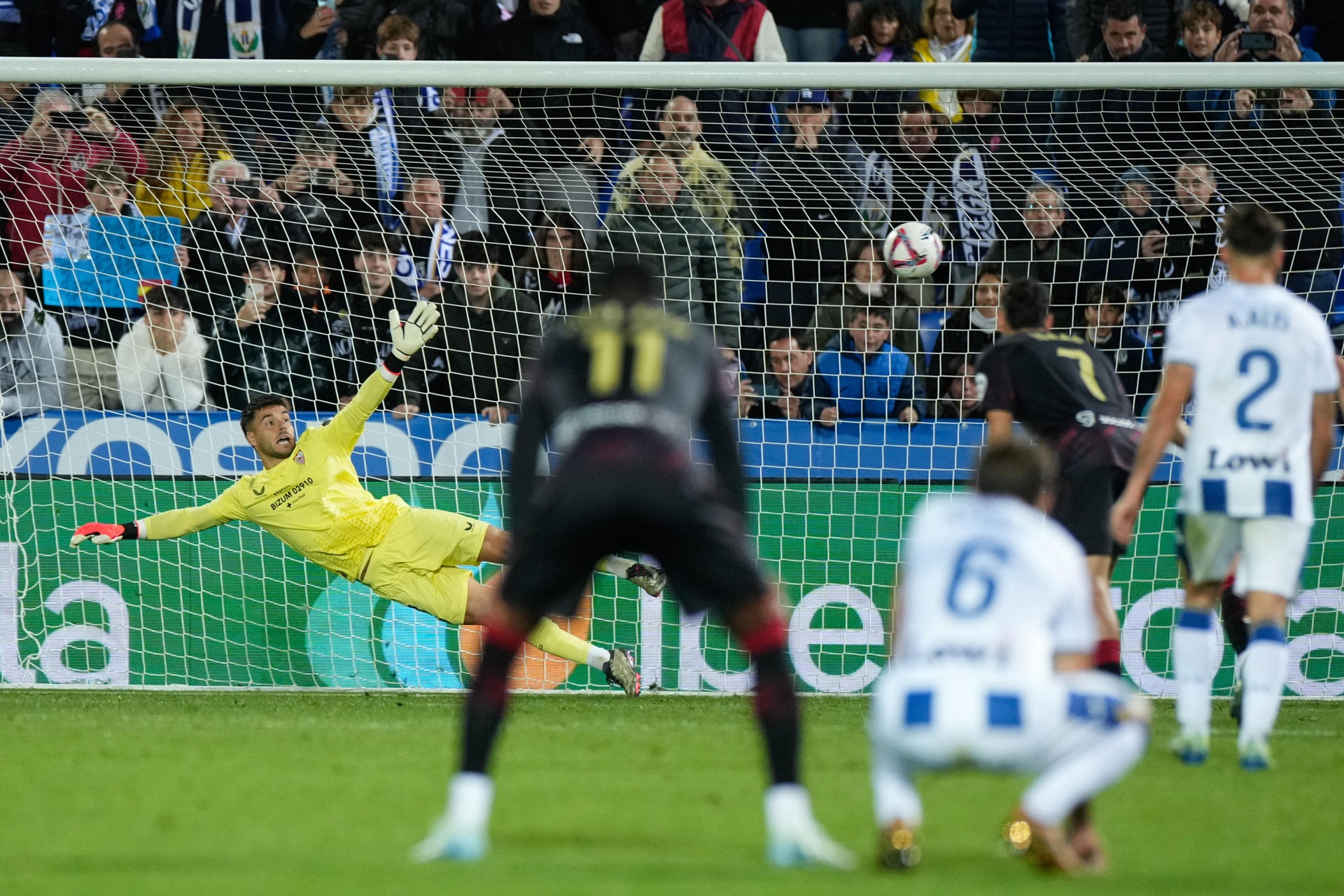 El Leganés ganó por 1-0 al Sevilla. EFE