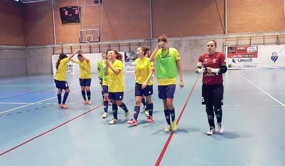 El Preconte asciende a la Primera División femenina de fútbol sala. Twitter/Teldeportivo