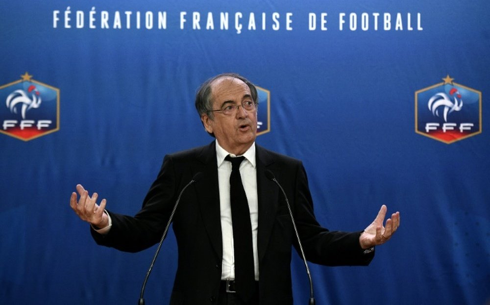 El presidente de la Federación Francesa de Fútbol, Noel Le Graet. AFP