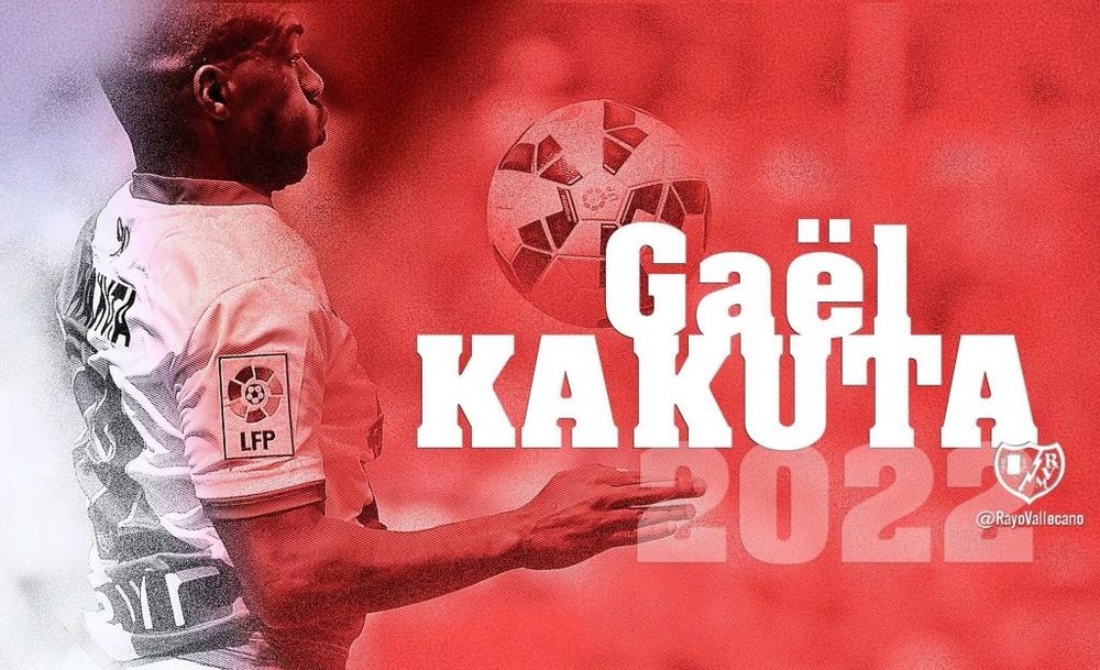 Kakuta firma para las próximas cuatro temporadas. Twitter/RayoVallecano