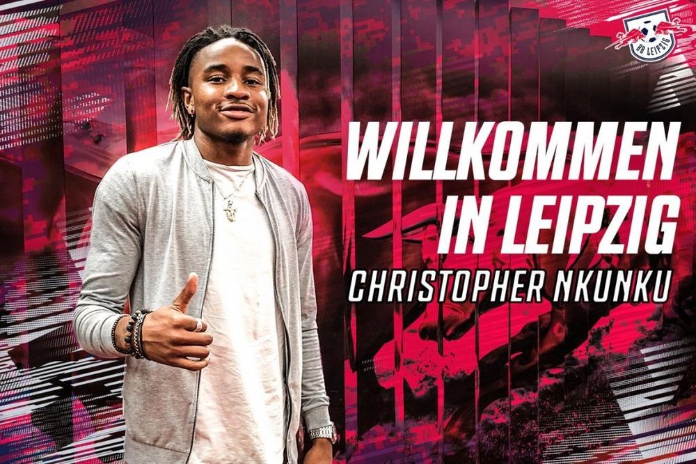 El RB Leipzig anuncia el fichaje de Christopher Nkunku hasta 2024. RBLeipzig