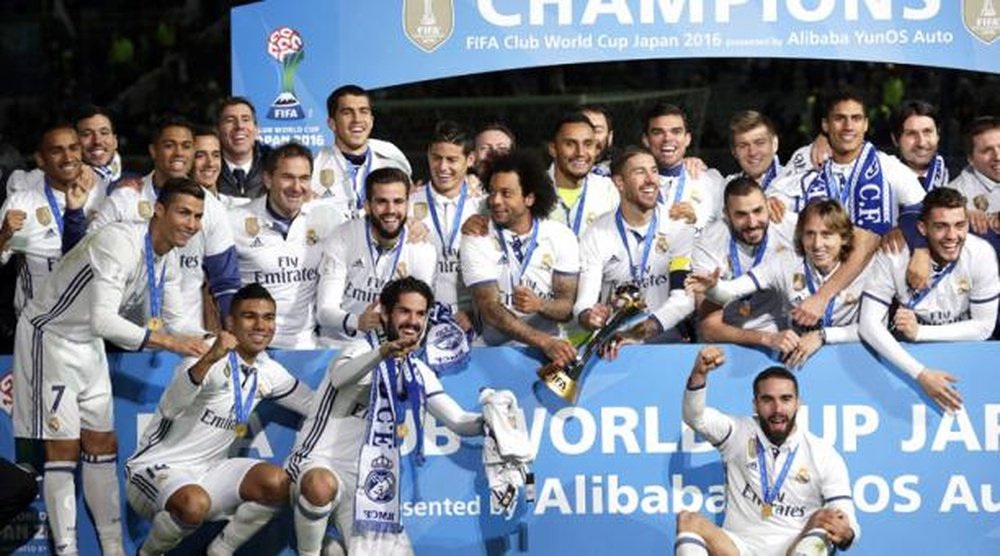 El Real Madrid es el vigente campeón del Mundial de Clubes. EFE