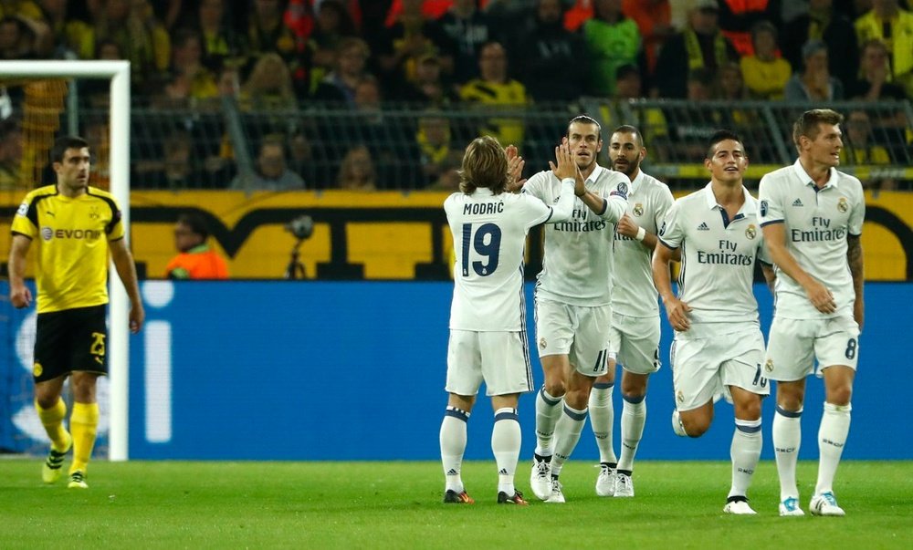 El Real Madrid mostró su mejor cara al principio de la segunda mitad. UEFA