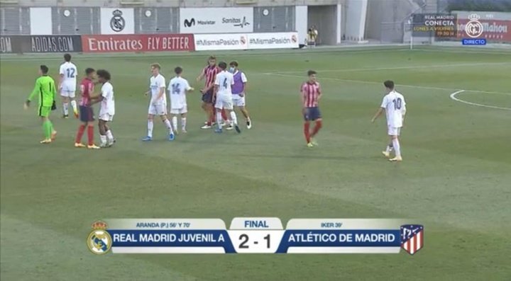 Aranda golpea dos veces al Atlético de Madrid