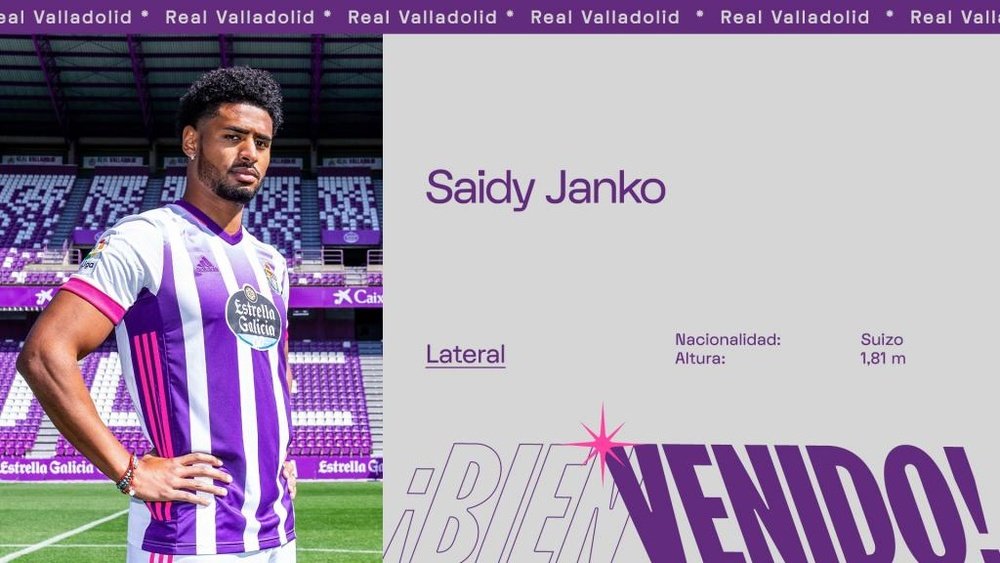 El suizo firma hasta 2024. RealValladolid