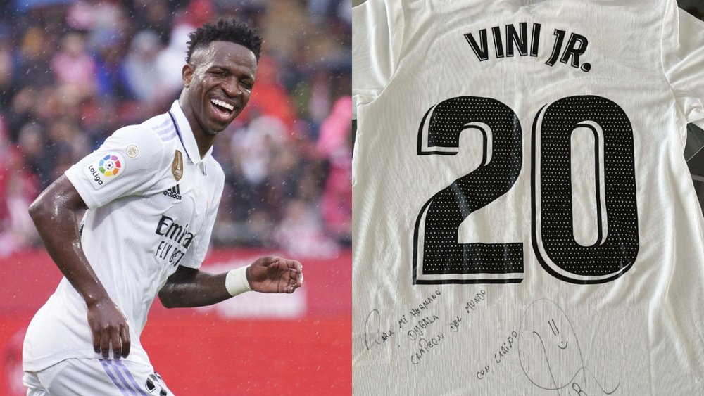 Vinicius es la máxima estrella del Real Madrid. EFE