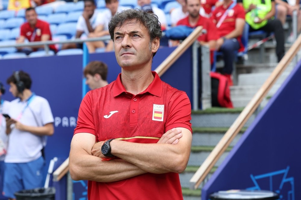 Santi Denia addressed his team's performance against Japan. EFE