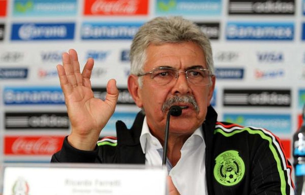 El seleccionador de México, Ricardo Ferretti. Twitter