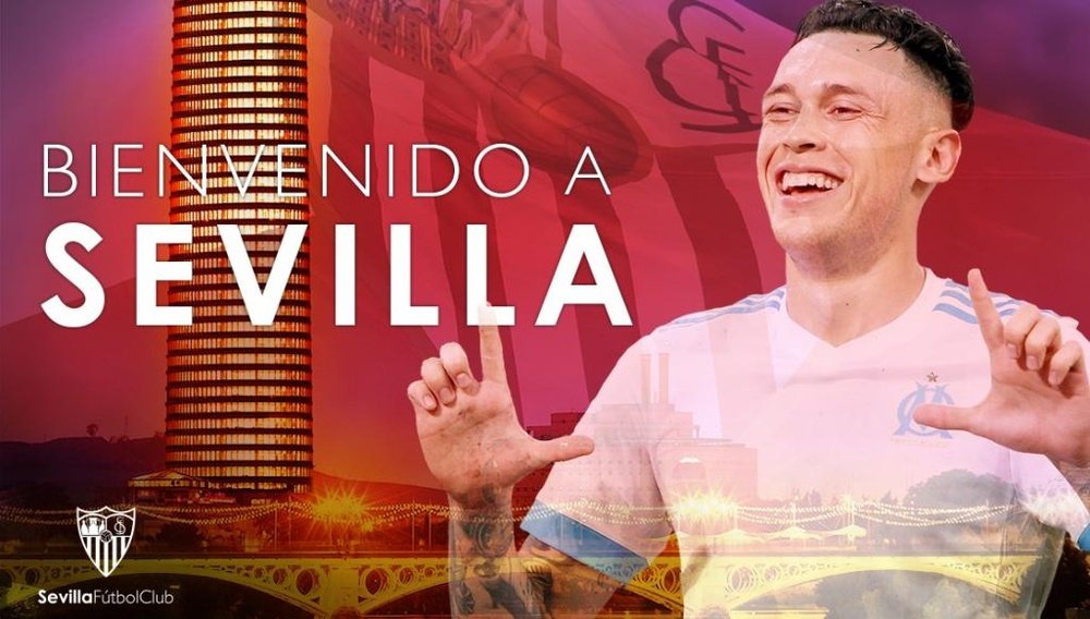 Séville engage Ocampos. SevillaFC