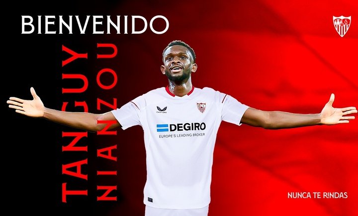 OFICIAL: o Sevilla contrata Tanguy Nianzou