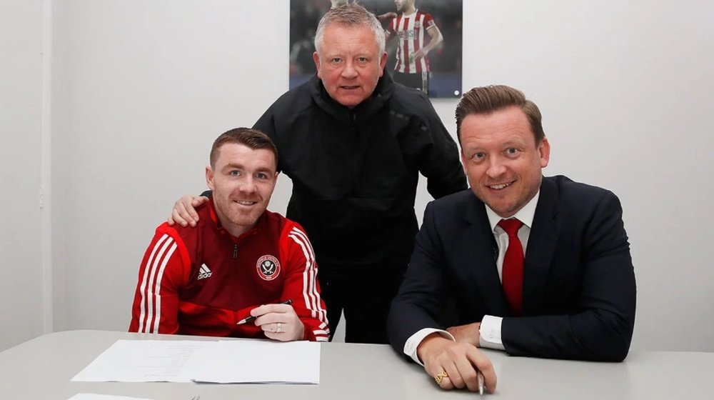 He has signed a contract extension. SheffieldUnited