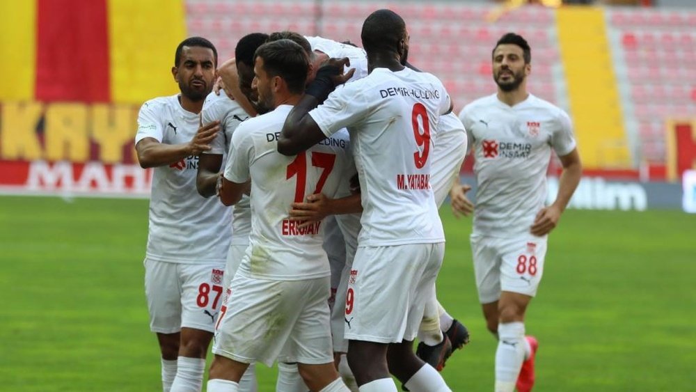 El Sivasspor ganó por 1-3 a domicilio. Twitter/SivassporKulubu