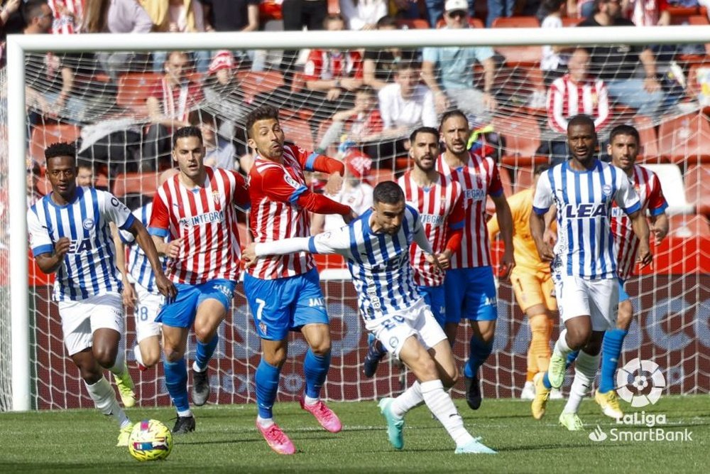 El Sporting igualó ante el Alavés. LaLiga