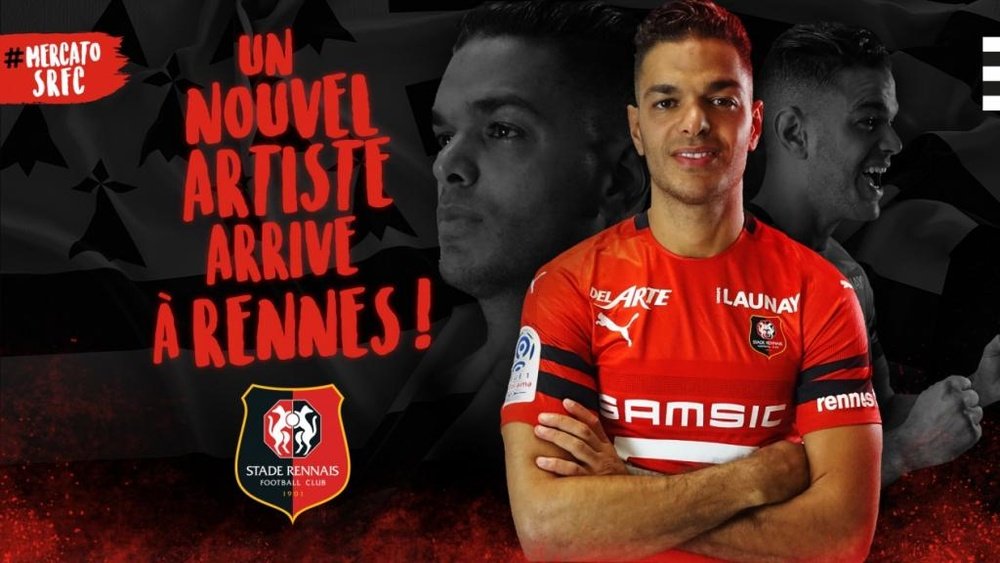 Rennes announce the signing. StadeRennais