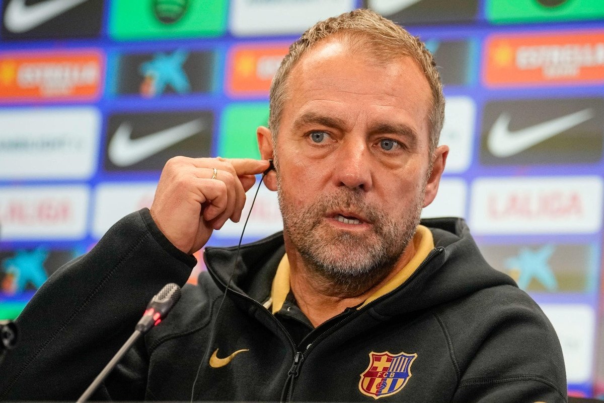 Flick spoke ahead of Barca's clash against Dortmund. EFE