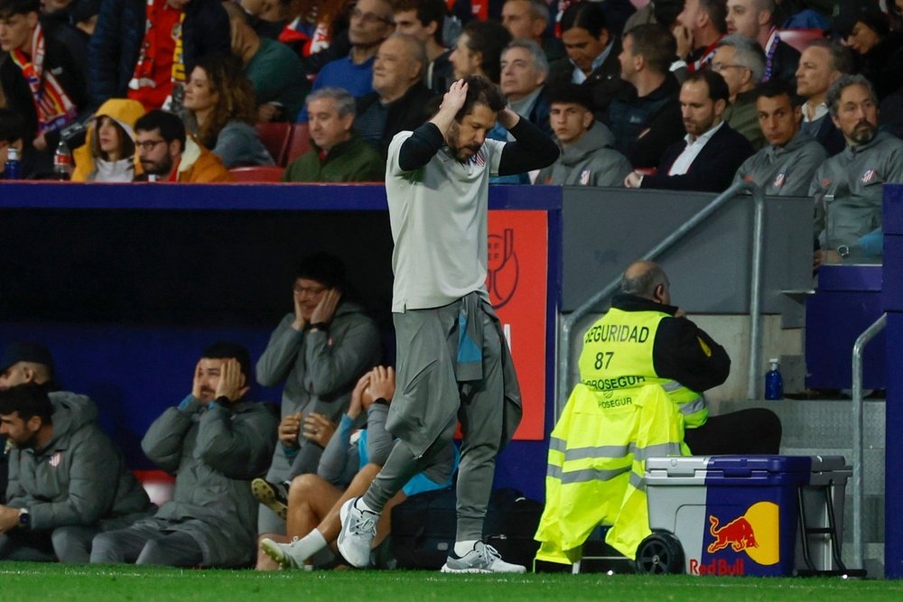 Simeone fair-play après l'élimintation. EFE