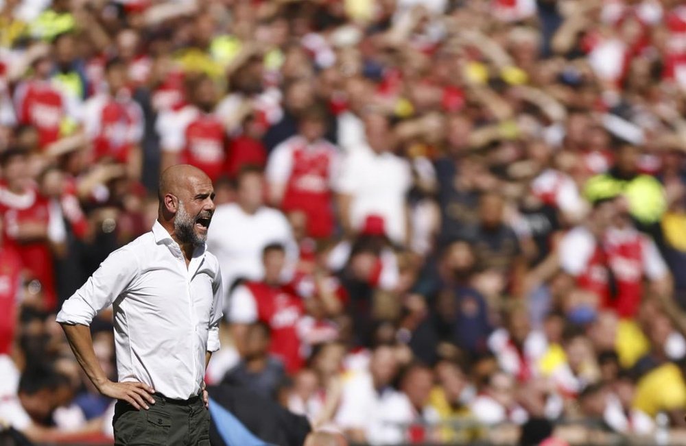 Guardiola responded to Magalhaes' recent statements. EFE