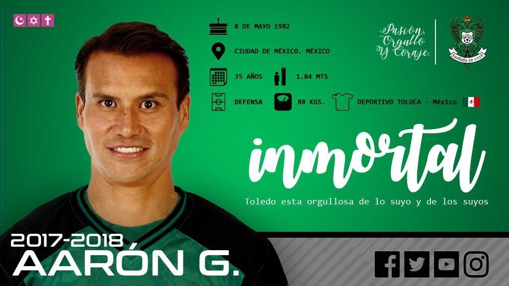 Aarón Galindo firma con el Toledo