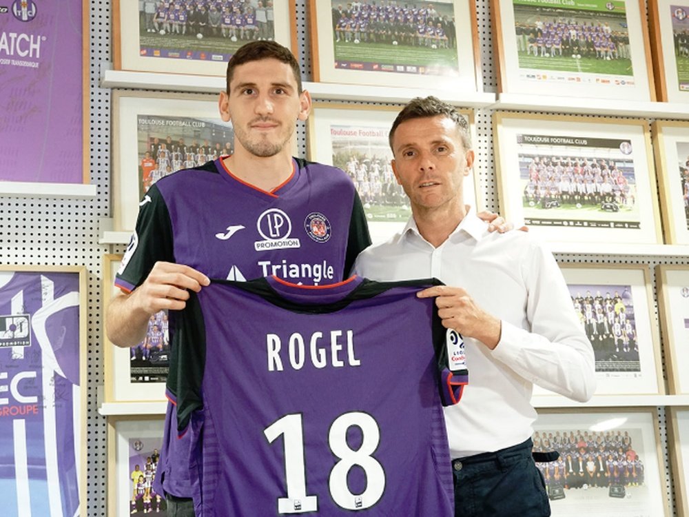 Agustín Rogel, nouveau joueur de Toulouse. Twitter/ToulouseFC