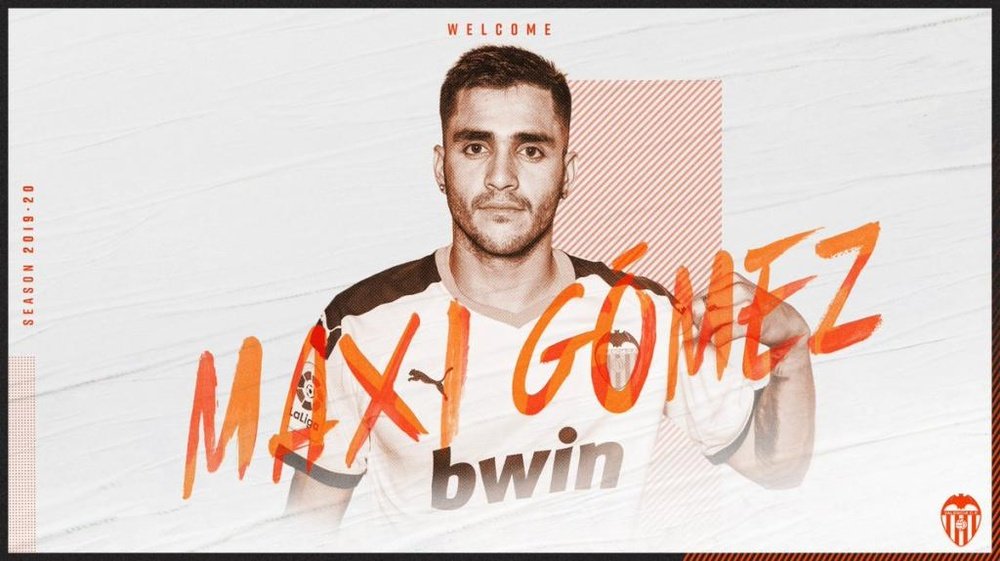 Maxi Gómez, nuevo jugador del Valencia. ValenciaCF