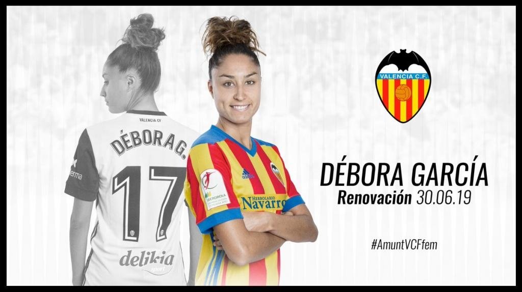 El Valencia renueva a Débora hasta 2019