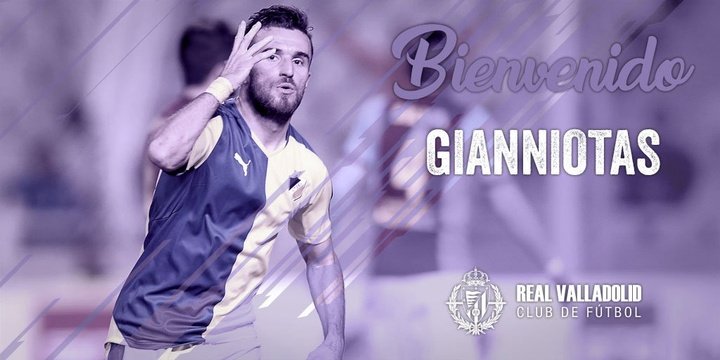 Gianniotas refuerza la banda derecha del Valladolid