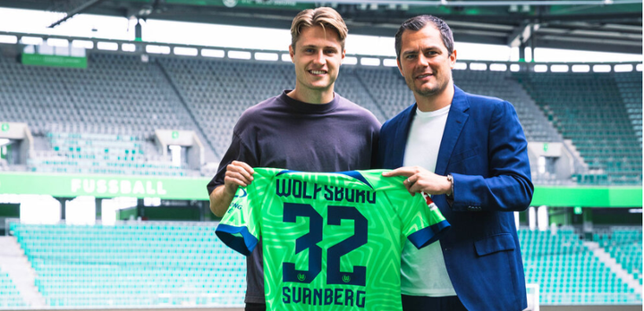 Svanberg signe à Wolfsburg .AFP