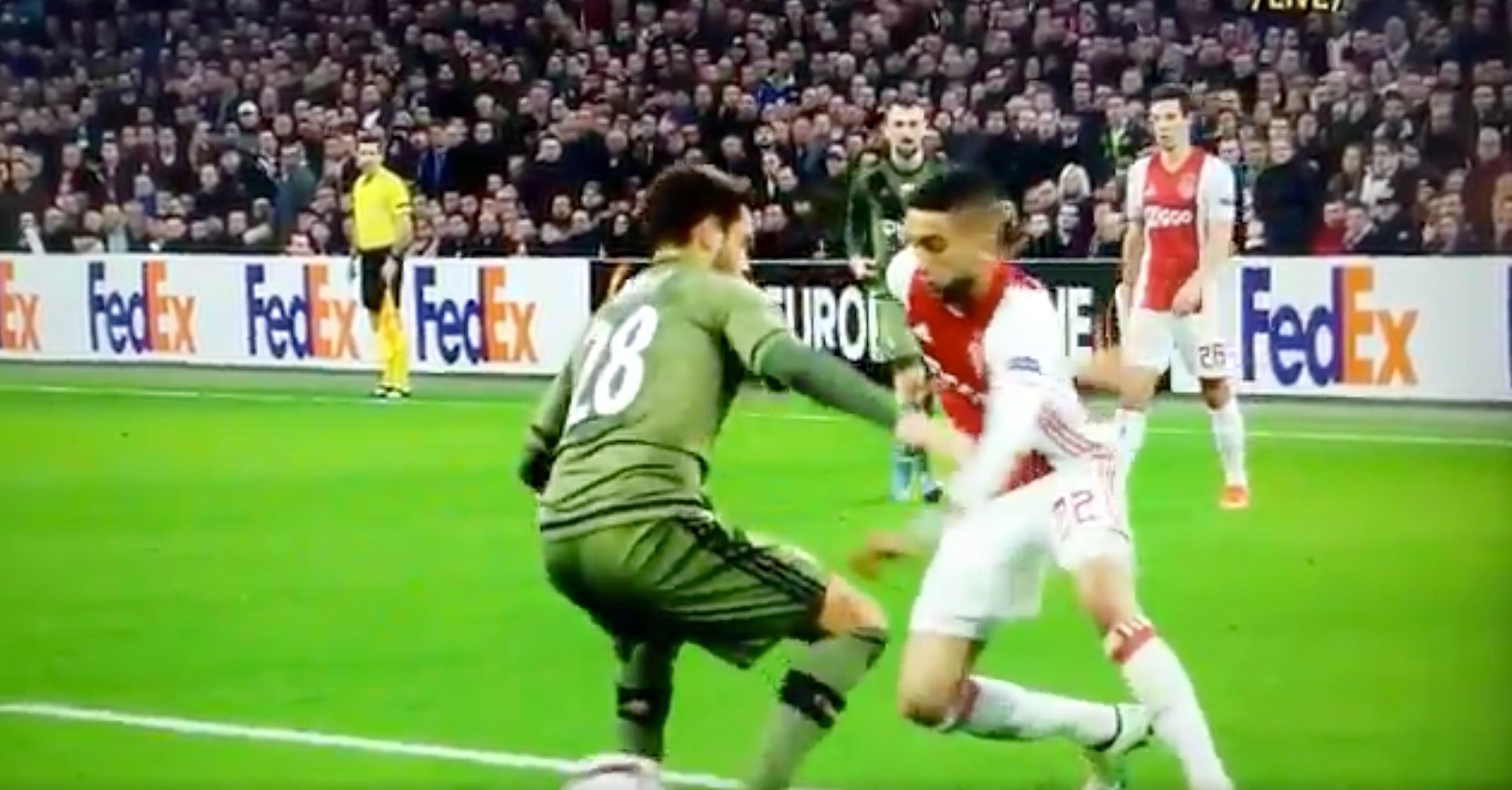 A Cristiano le salió un imitador en el Ajax-Legia