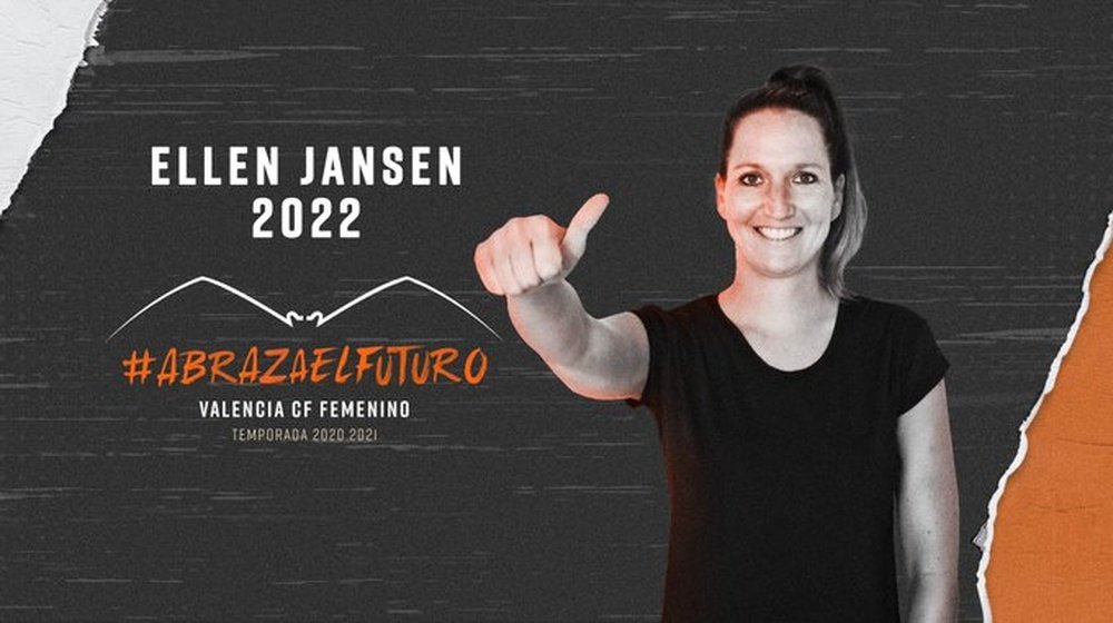 Ellen Jansen, nueva jugadora del Valencia CF. Twitter/VCF_Femenino