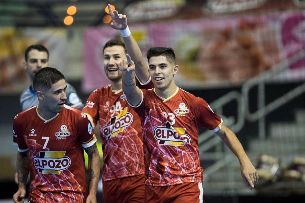 ElPozo Murcia arranca con buen pie la ronda élite de la Liga de Campeones. Twitter/ElPozoMurciaFS