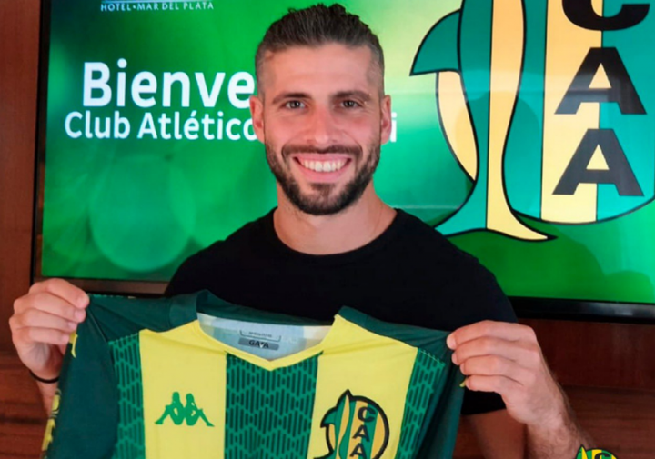 Emiliano Insúa, nuevo jugador de Aldosivi