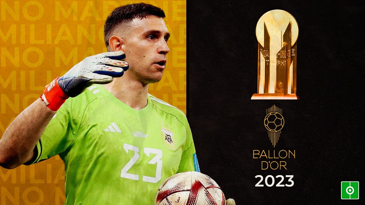 Bola de Ouro 2023: Dibu Martínez ganha o troféu Yashin, de melhor goleiro  do mundo : r/futebol