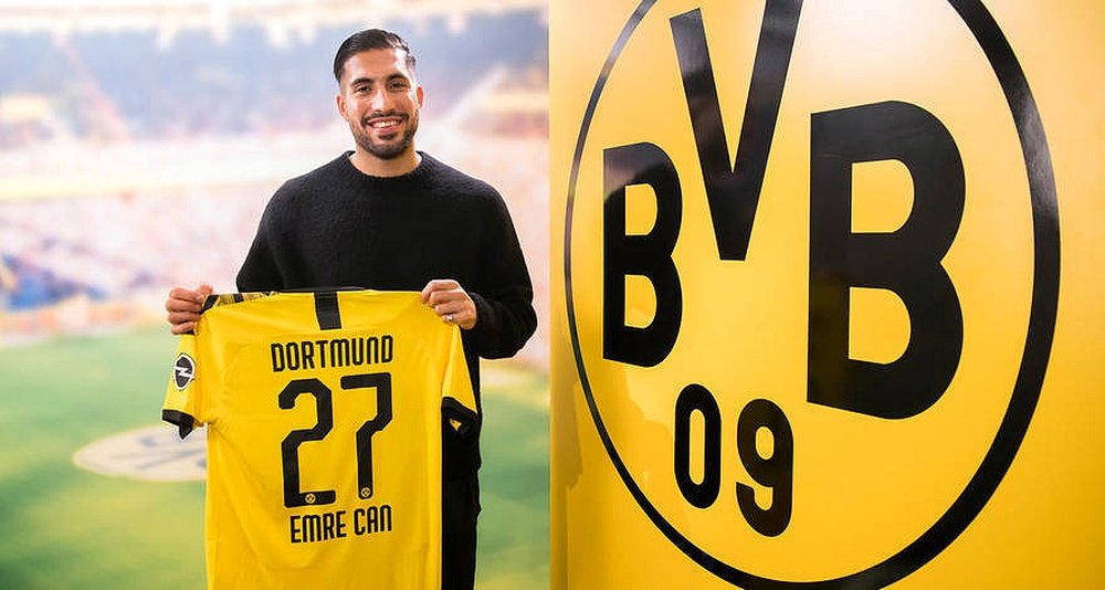 O Borussia Dortmund leva Emre Can. Twitter/BVB