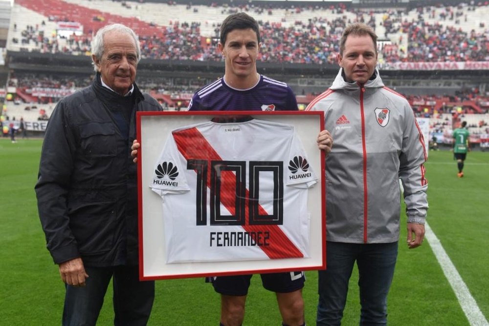Nacho Fernández llegó a River Plate en la campaña 2015-16. Titter/CARPoficial