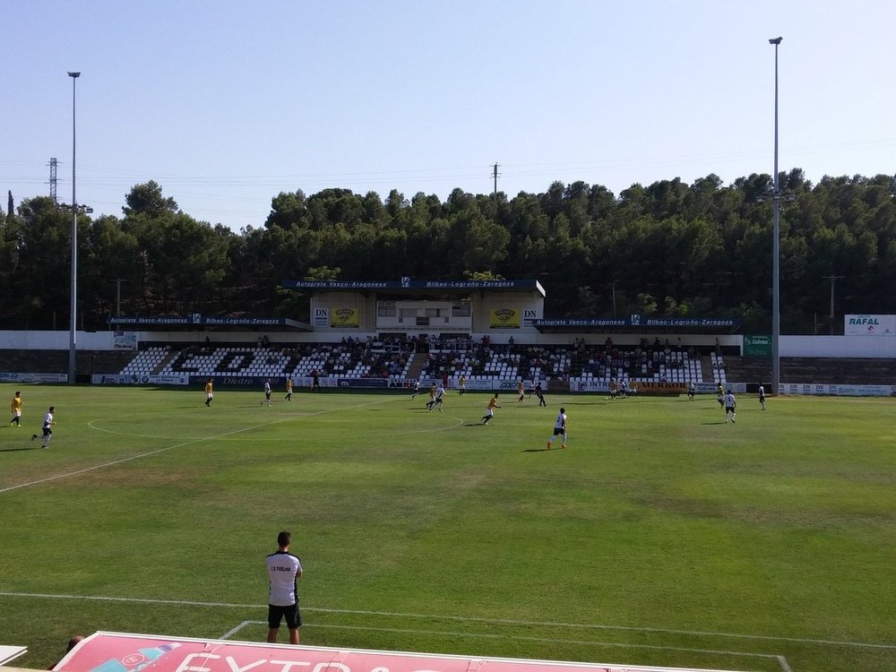 El Tudelano es el único equipo de toda Primera RFEF que todavía no ha puntuado. CDTuledano/Archivo