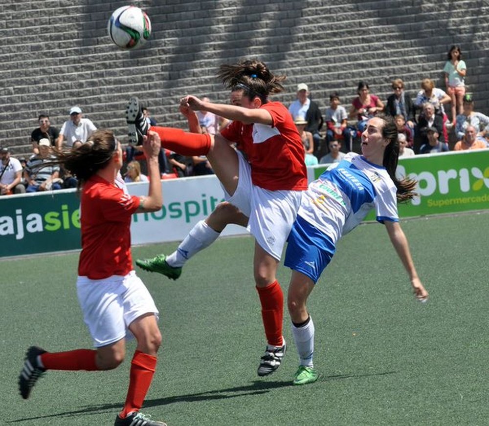 Encuentro del Granadilla Tenerife, equipo de la Primera División Femenina. BadaycoMagdaleno