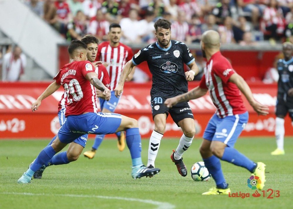 Lugo y Sporting empataron sus respectivos encuentros. LaLiga/Archivo