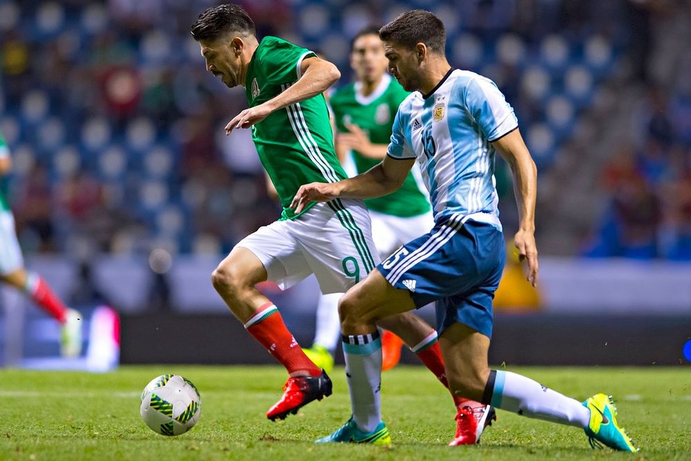 Match amical international entre le Mexique et l'Argentine. SelecciónArgentina