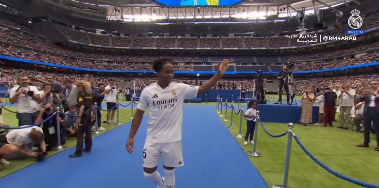 presentación Endrick Real Madrid
