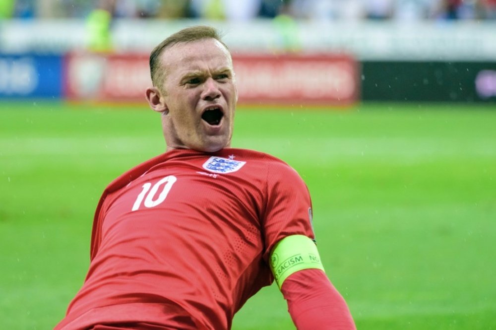 England Wayne Rooney, pictured on June 14, 2015, acknowledged a Major League Soccer swansong would be considered when the time came to wind down his career in the Premier League