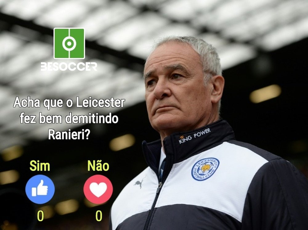 Leicester fez bem demitindo Ranieri? Participe! BeSoccer
