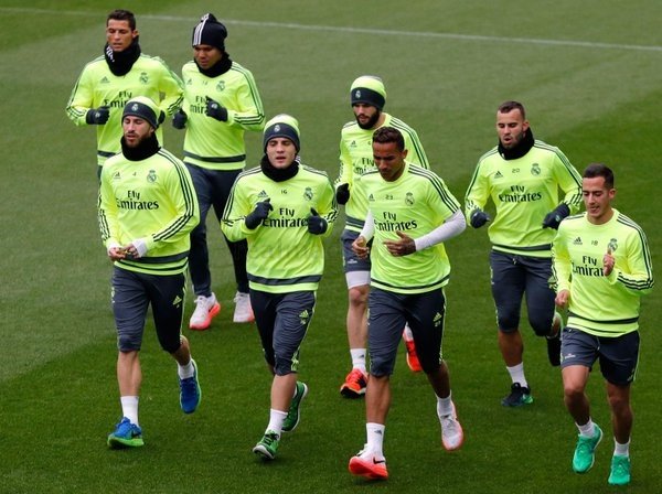 Entrenamiento del Real Madrid para preparar el encuentro ante el Eibar. RealMadrid
