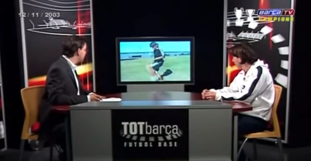 Entrevista de Messi con 16 años. BarçaTV