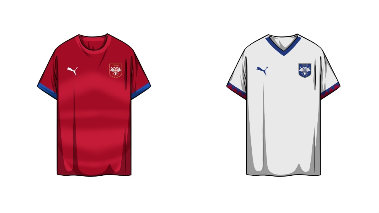 Equipación Serbia Eurocopa 2024
