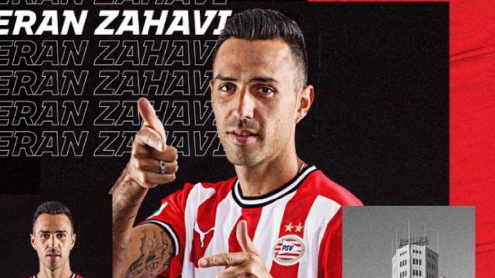 Zahavi é o novo reforço do PSV. Captura/PSV