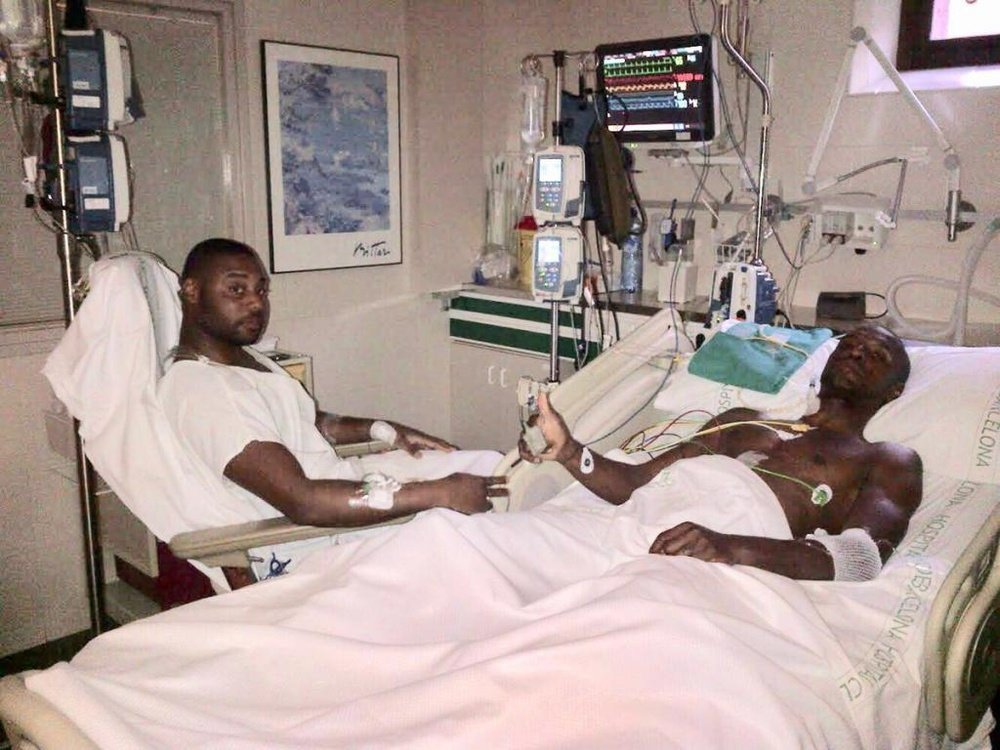 Abidal's cousin gave an interview to a Spanish online paper. Twitter/EAbidalOfficial