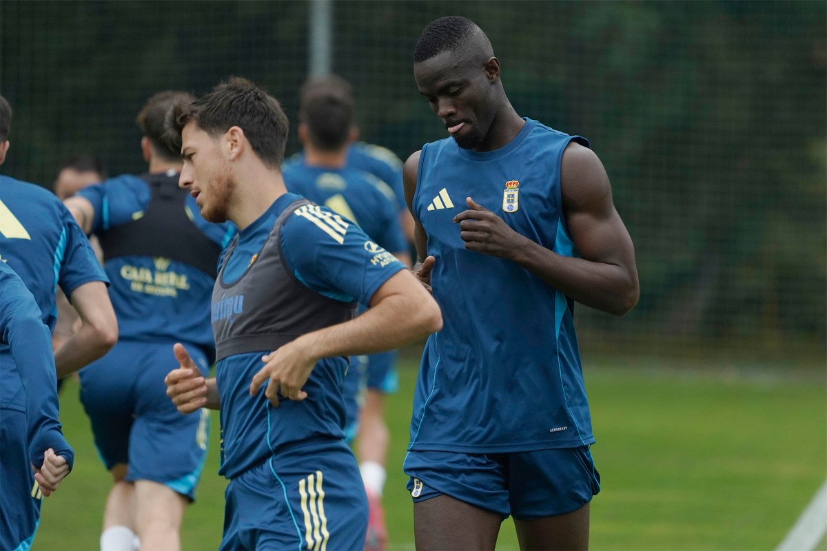 Actualidad del Oviedo: Bailly vuelve a entrenarse tras el susto